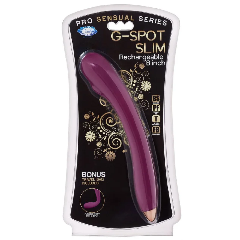 Cloud 9 Rechargeable G-Spot Slim 8" Single Motor Plum