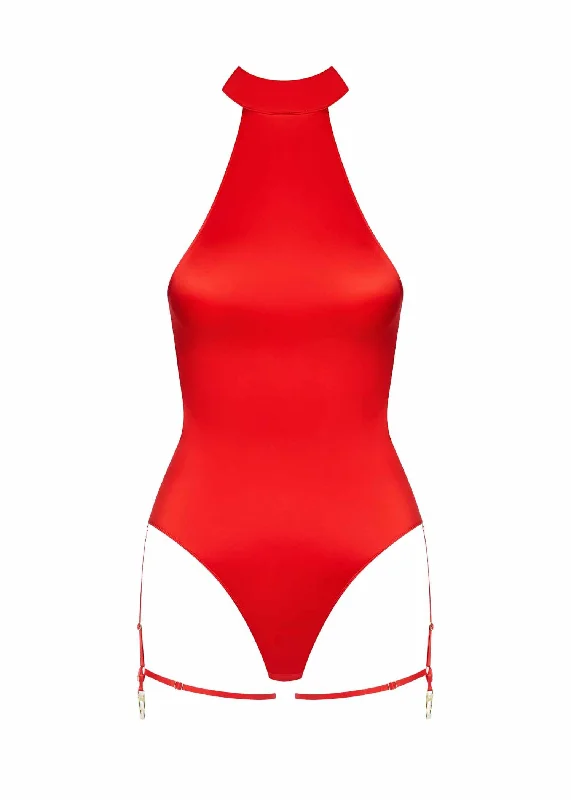 French Kiss Thong Bodysuit (Red)