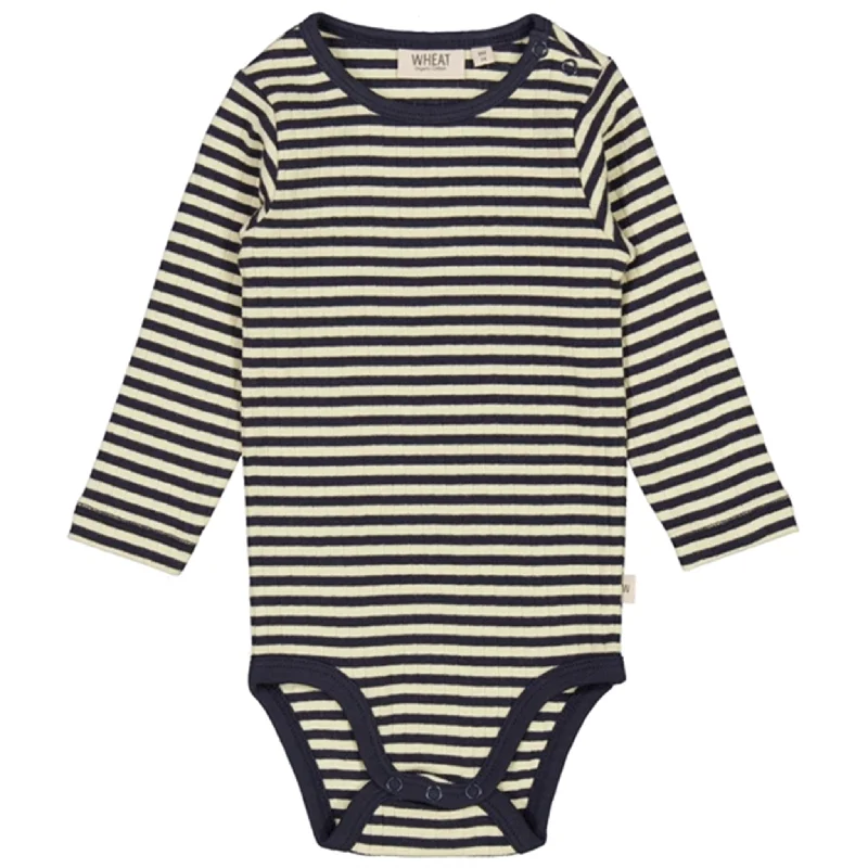 Wheat Midnight Stripe Plain Body