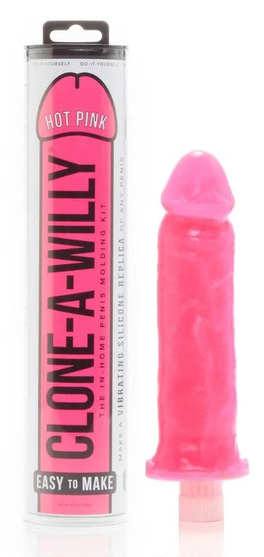 Clone-A-Willy Kit Vibrating - Hot Pink