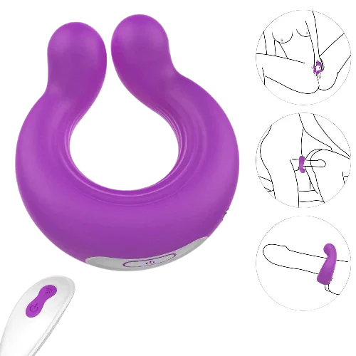 Cock Ring Couple Vibrator for Penis & Clitoral Stimulation