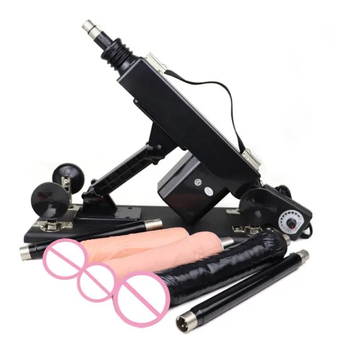 Cupid's Secrets (Set 2) New Sex machines for woman Automatic Female Masturbation Pumping Gun 3XLR sex machines for adults With Big Dildo Sex Machine