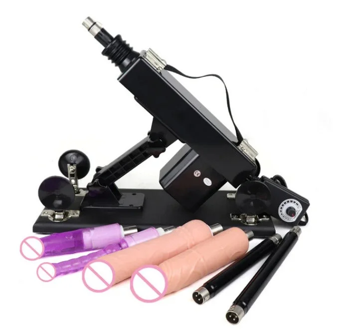 Cupid's Secrets (Set 3) New Sex machines for woman Automatic Female Masturbation Pumping Gun 3XLR sex machines for adults With Big Dildo Sex Machine