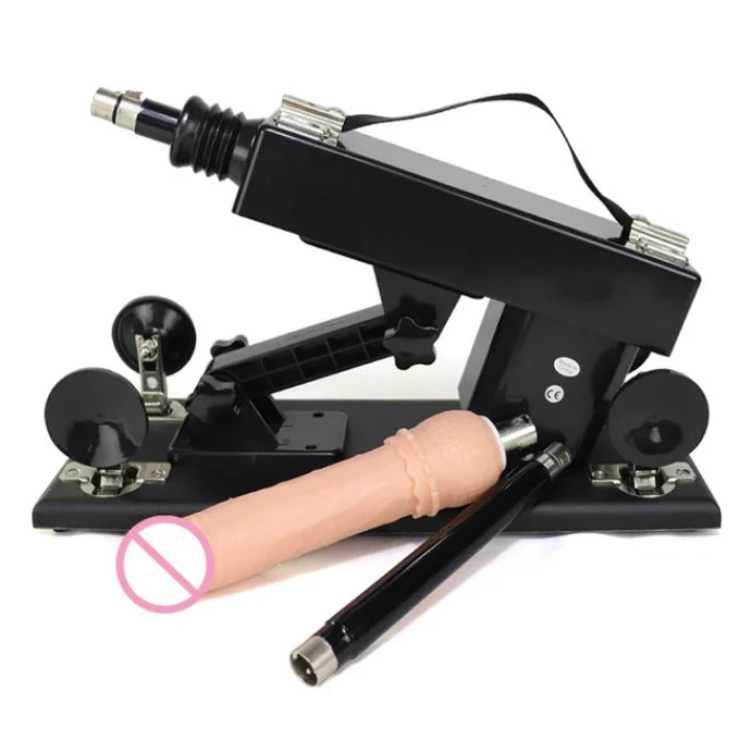 Cupid's Secrets (Set 8) New Sex machines for woman Automatic Female Masturbation Pumping Gun 3XLR sex machines for adults With Big Dildo Sex Machine