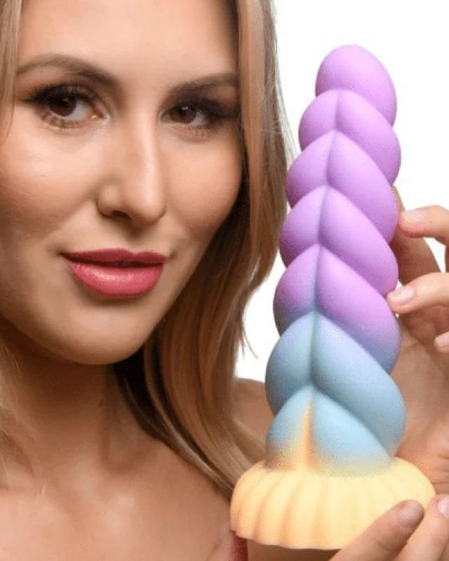 Mystique Thick 8 Inch Silicone Unicorn Dildo