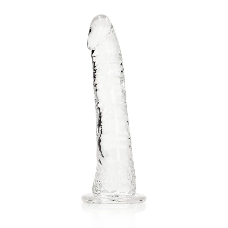 Realrock Crystal Clear Slim 6 In. Dildo Clear