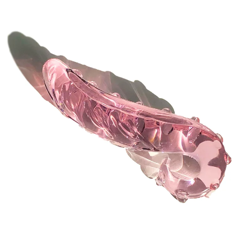 Gläs Lick-It Tentacle Hand Blown Glass Dildo