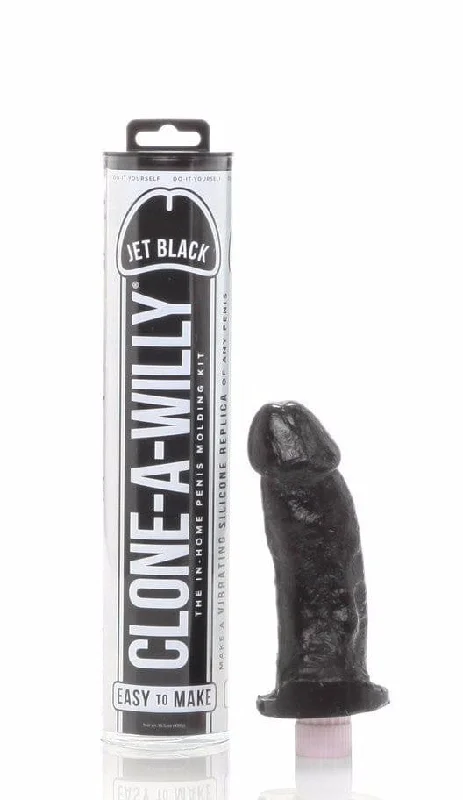 Clone A Willy Vibrating Silicone Penis Casting Kit - Black