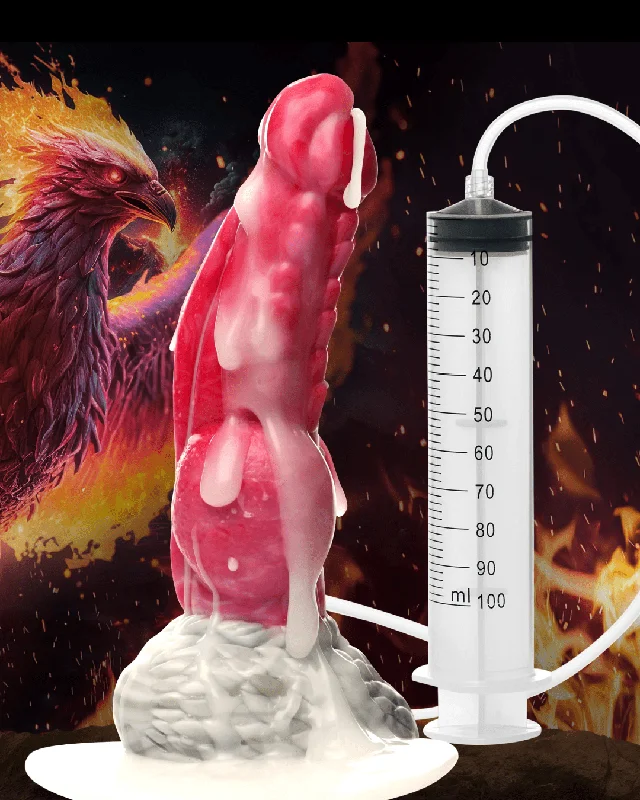 The Phoenix Squirting 9 inch Silicone Fantasy Dildo