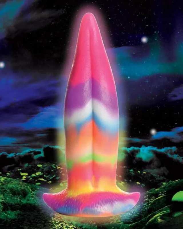 Unicorn Kiss Unicorn Tongue Glow-in-the-dark 8.5 Inch Silicone Dildo