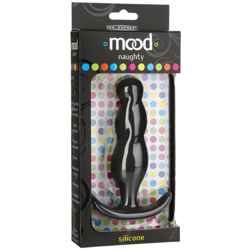 Mood - Naughty 3 - Large Black Silicone Butt Plug