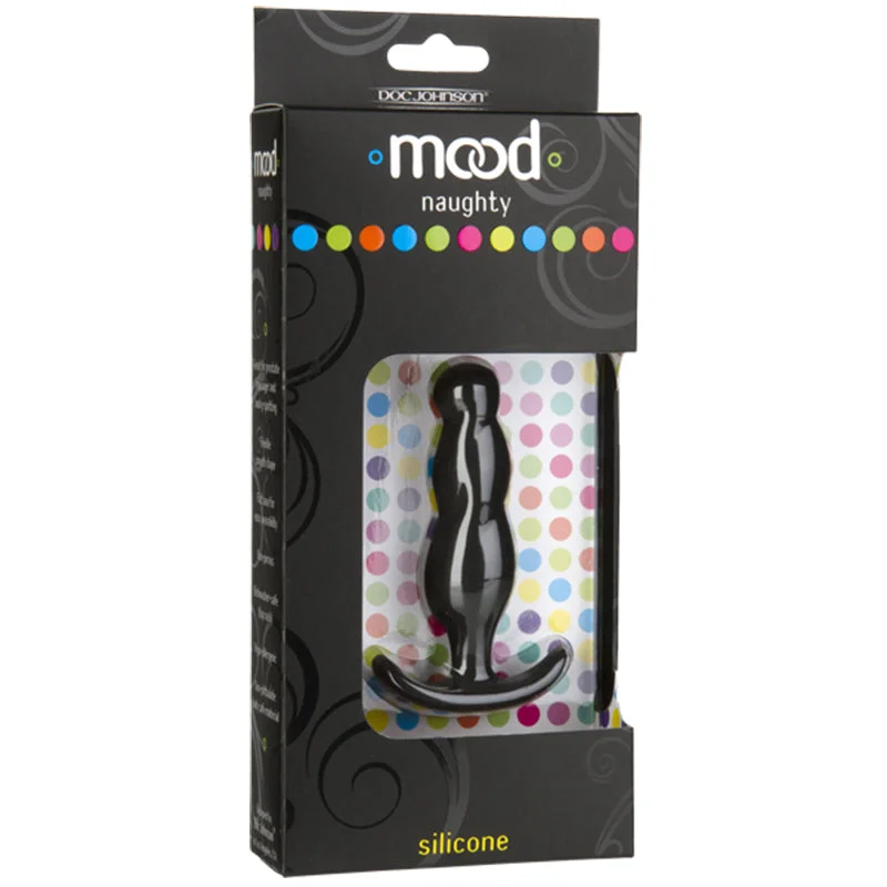 Mood - Naughty 3 - Small Black Silicone Butt Plug