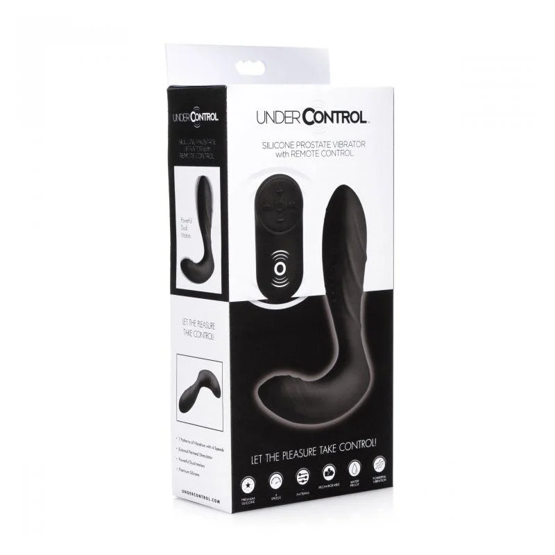 Under Control Silicone Prostate Vibrator w/ Remote Control