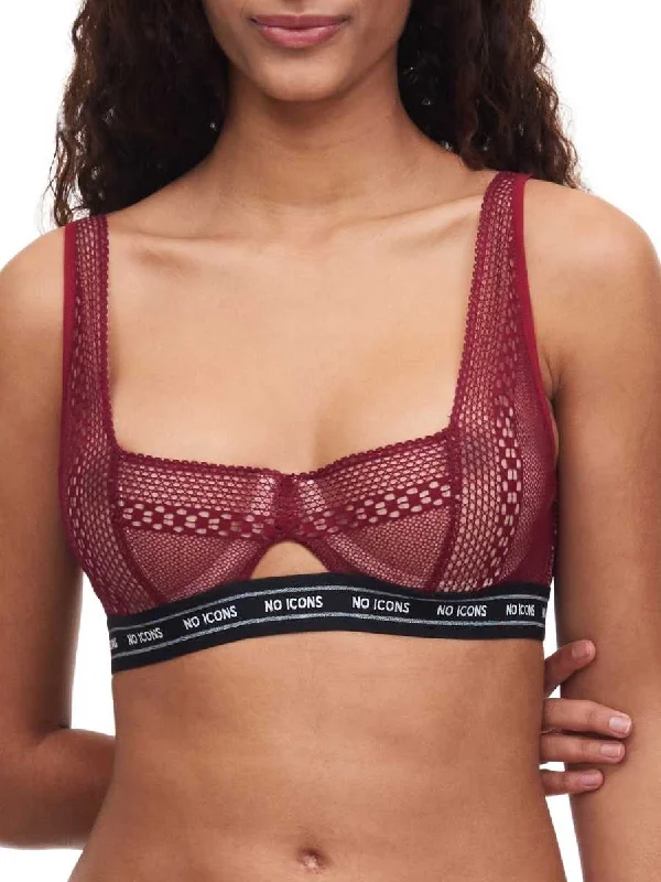 No Icons Underwired Bra - Raspberry