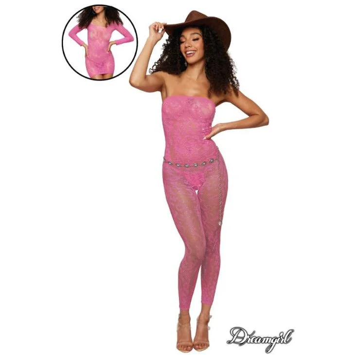 Reversible Leopard Fishnet Bodystocking by Dreamgirl