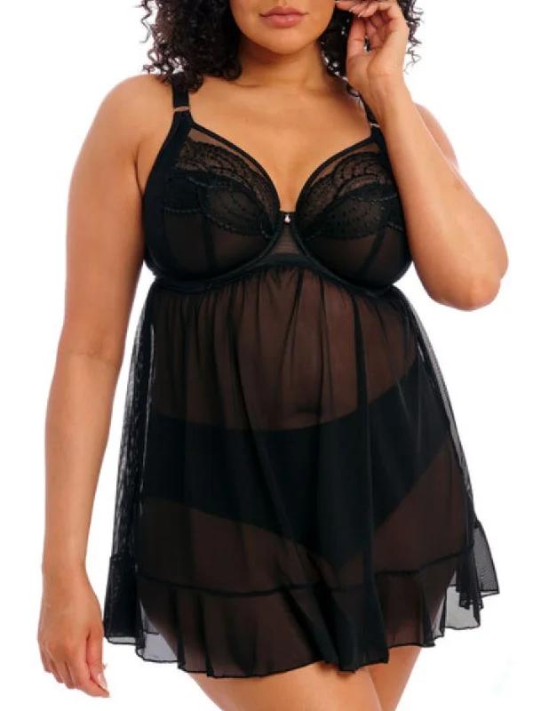 Priya Babydoll - Black