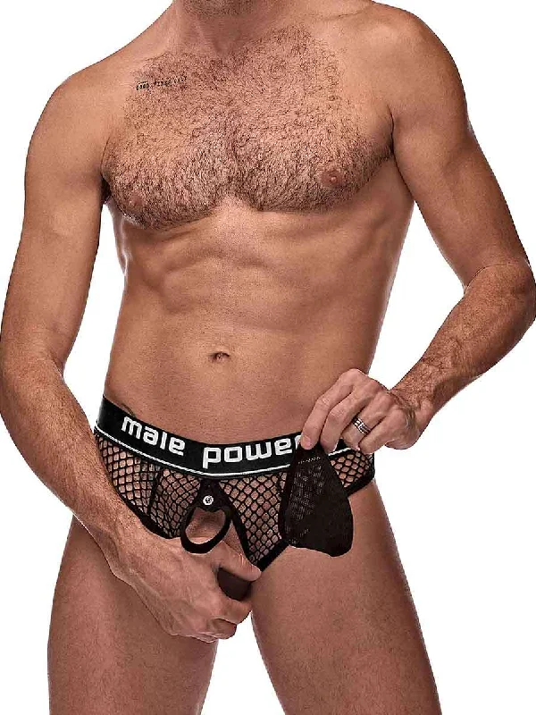 Cock Pit Net Cock Ring Thong