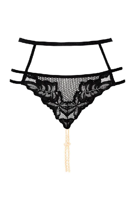 Panty with double pearl string - London Panty