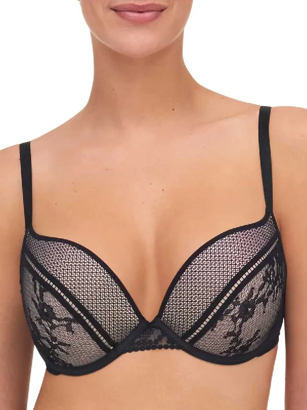 Olivia Extra Push Up Bra - Black