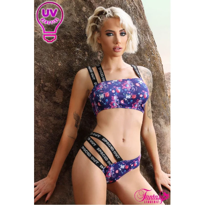 Vibes Spaced Out Top & Bottoms by Fantasy Lingerie