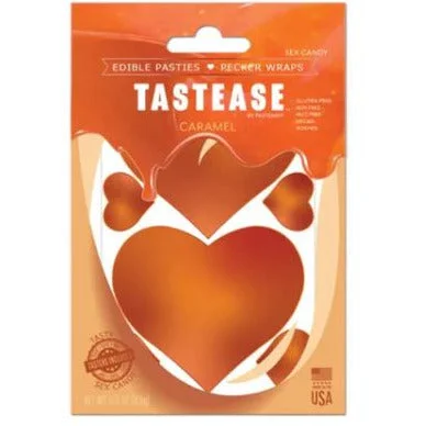 Tastease Edible Pasties or Penis Wrap Caramel by Sex Candy