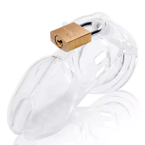 CB 6000 Clear Male Chastity Cock Cage Kit