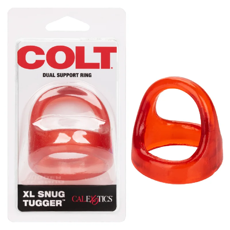 Colt XL SNUG TUGGER Cock and Ball Ring for Stronger Erections Red