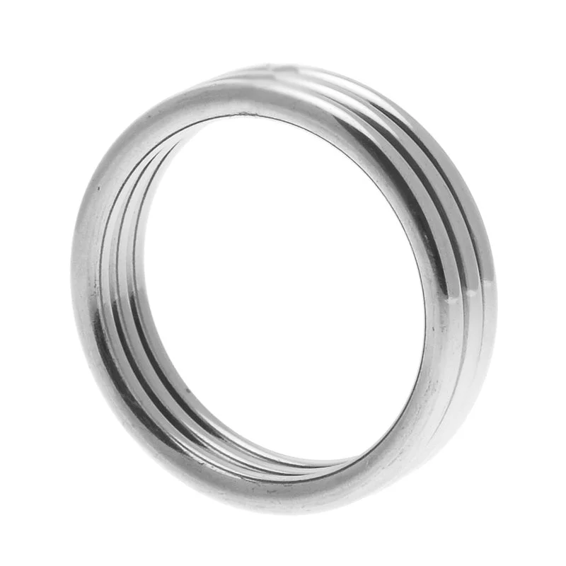 Echo Stainless Steel Triple Cock Ring ML