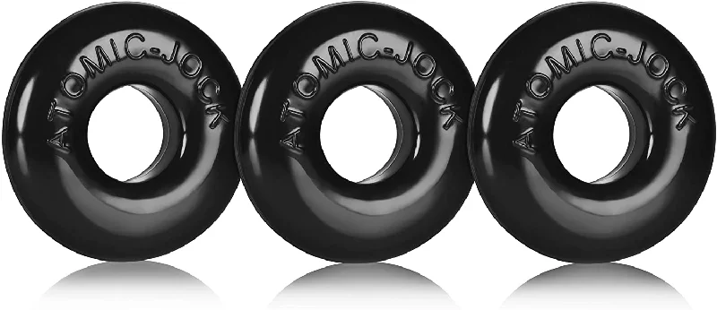 Oxballs 3 Piece Donutringer max 3 pack black Ringer Cock Rings Black