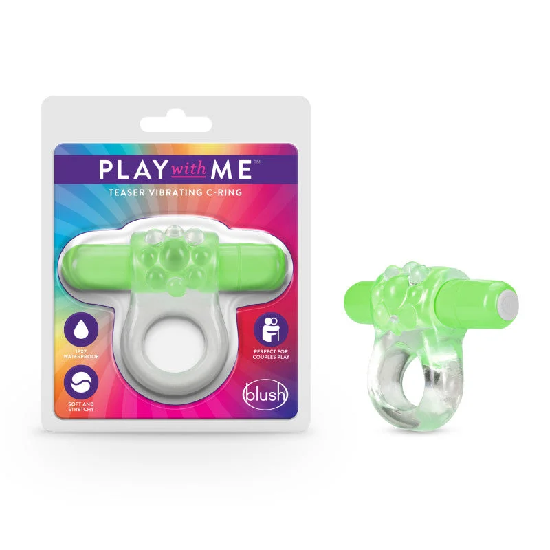 Play With Me Teaser Vibrating Cock Ring - G