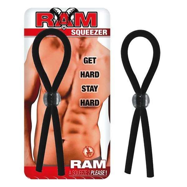 RAM Squeezer - Black -Cock Ring