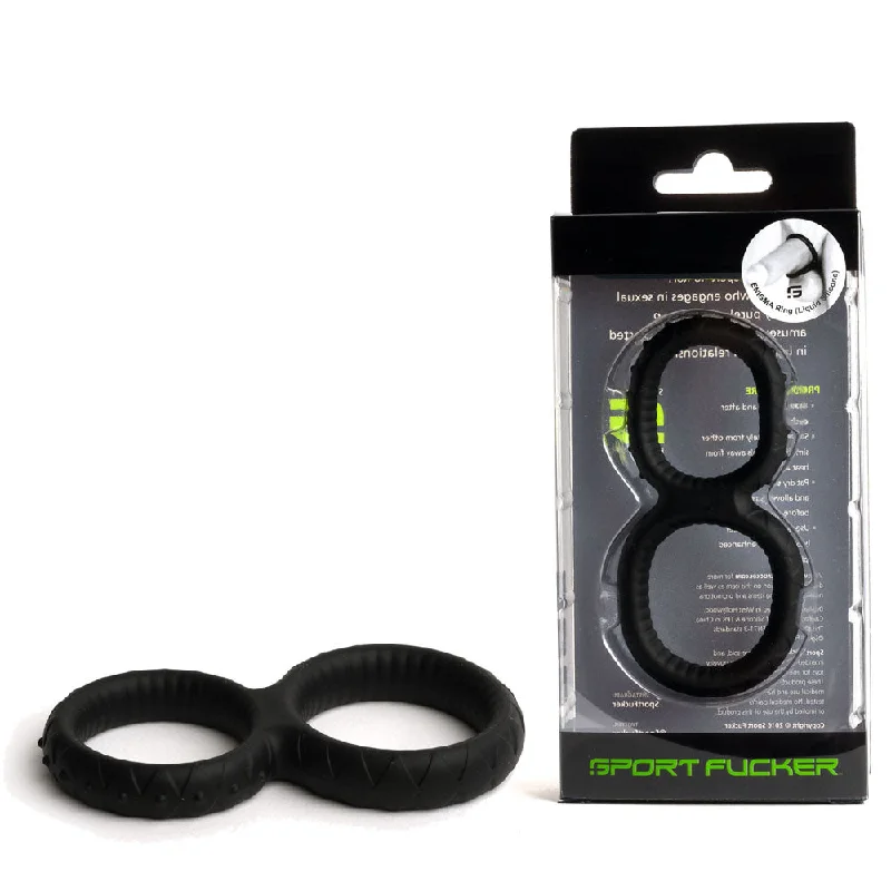 Sport Fucker Enigma Black Cock Ring