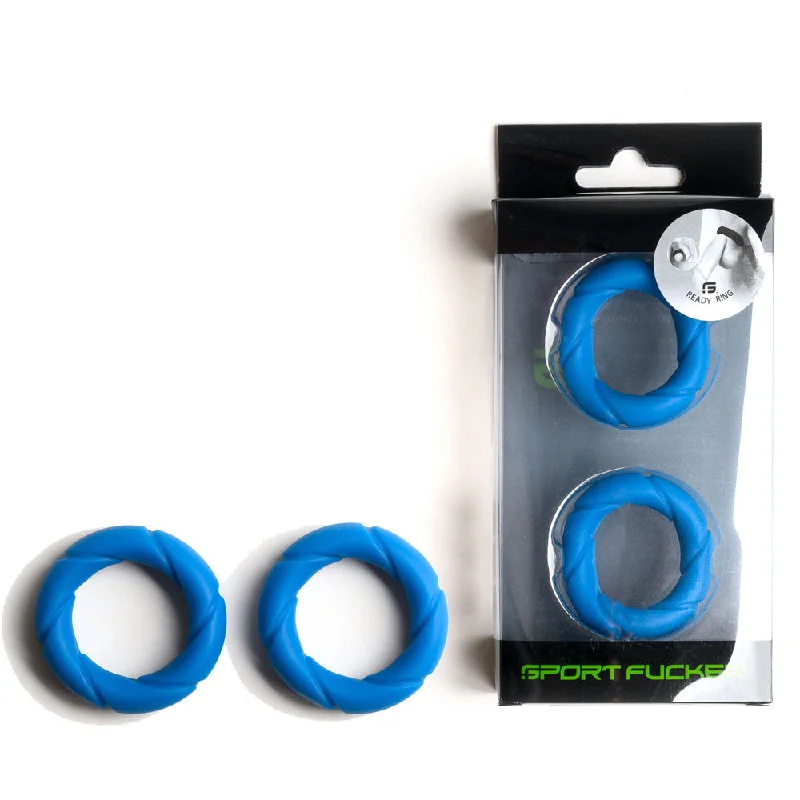 Sport Fucker Ready Cock Rings - Blue