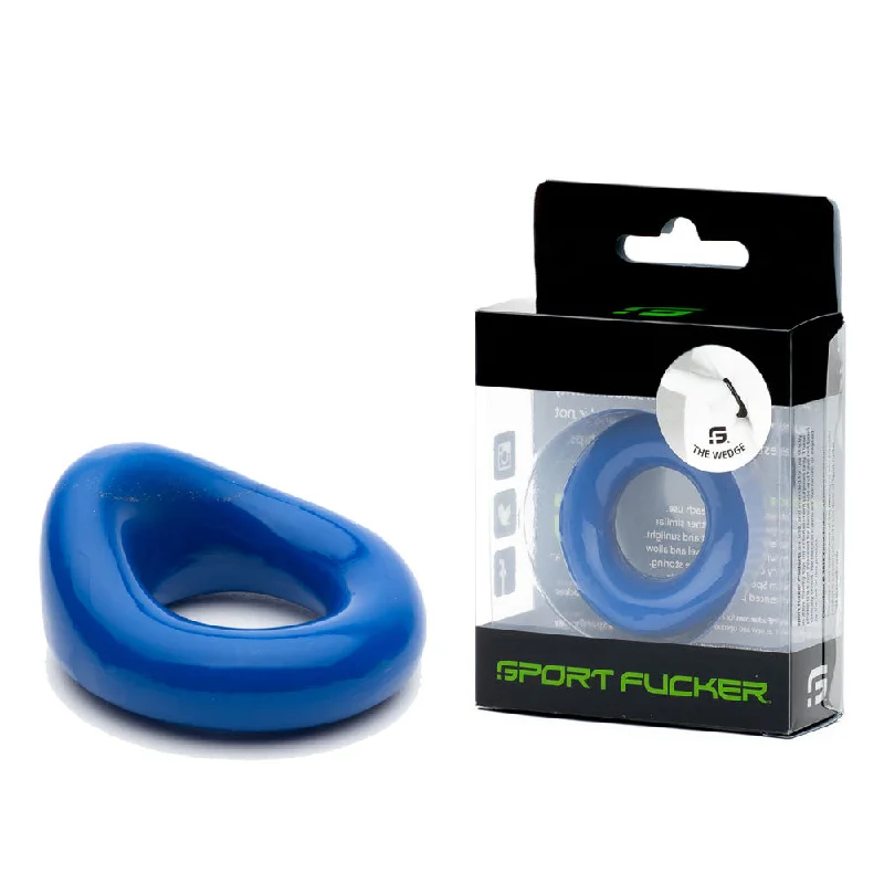 Sport Fucker Wedge Cockring Blue